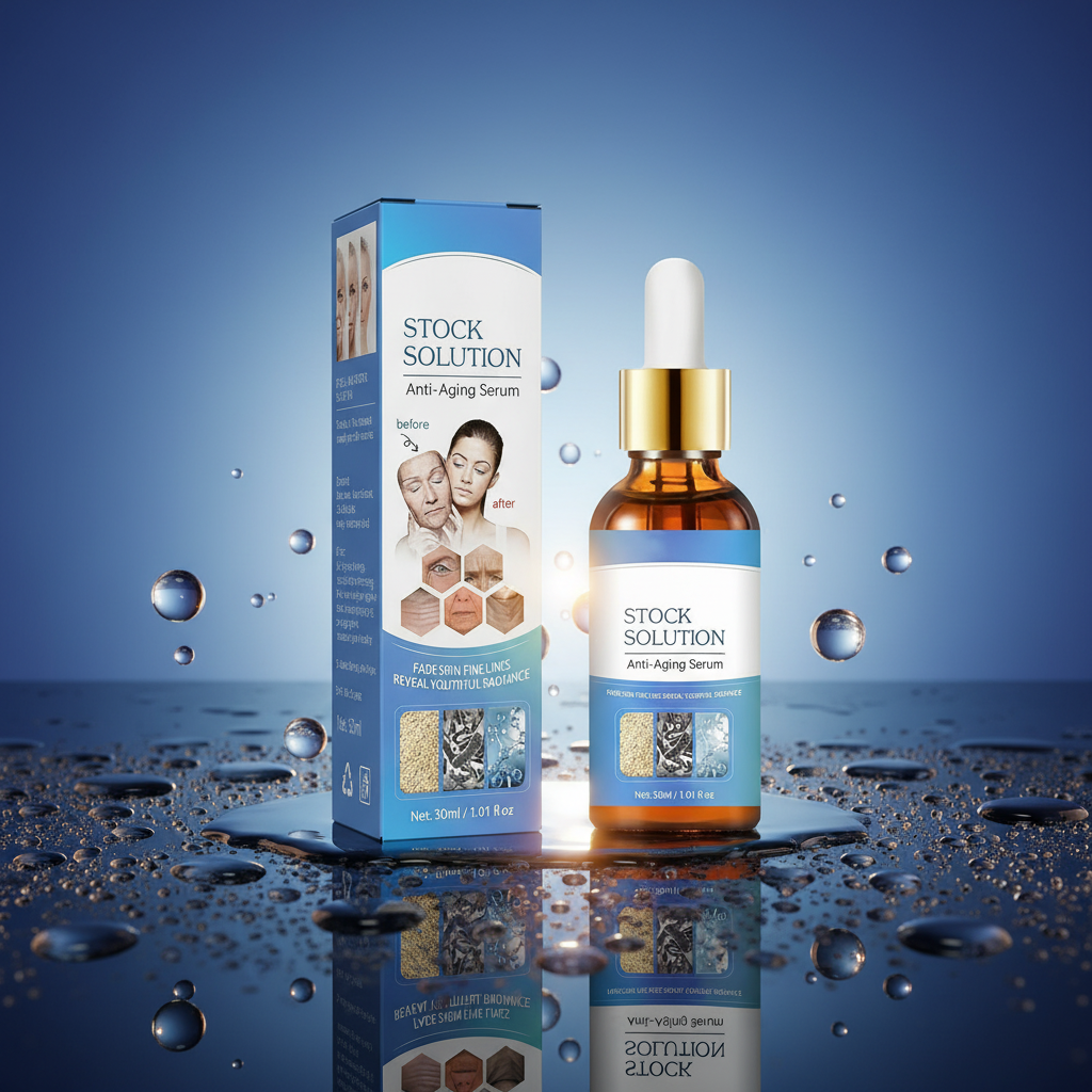 West & Month Botox Stock Solution – Anti-Aging & Wrinkle Repair Serum for Youthful, Firm, Radiant Skin (30ml)