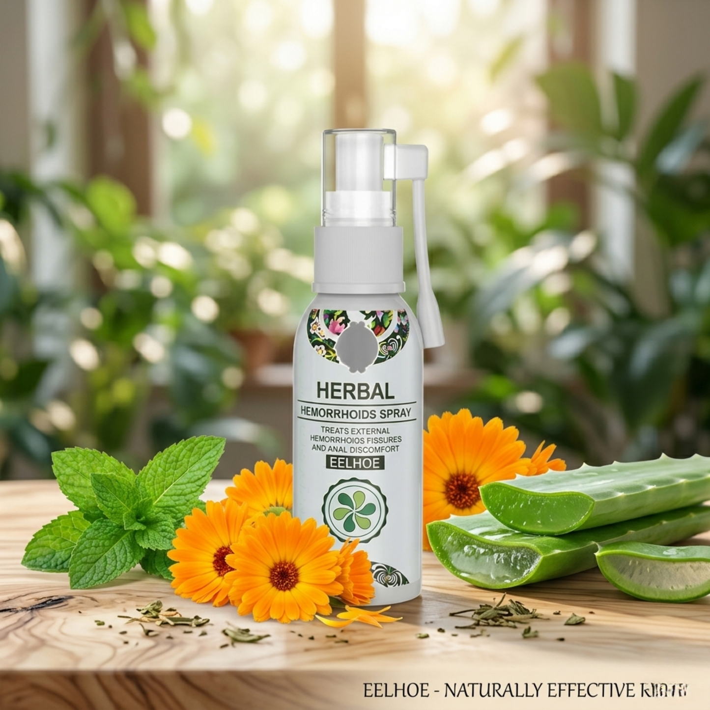 Hemorrhoid Relief Spray – Natural Herbal Soothing Treatment for Swelling, Itching & Discomfort Support
