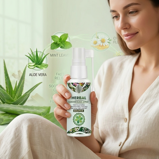 Hemorrhoid Relief Spray – Natural Herbal Soothing Treatment for Swelling, Itching & Discomfort Support